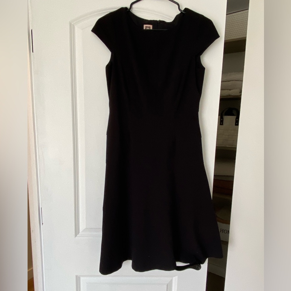 Anne Klein Classic Black Midi Dress